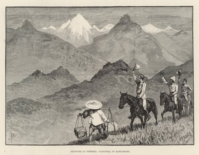 Skizzen in Formosa, Abschied von Bankimsing von Amedee Forestier